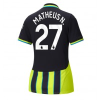 Manchester City Matheus Nunes #27 Vonkajší Ženy futbalový dres 2024-25 Krátky Rukáv